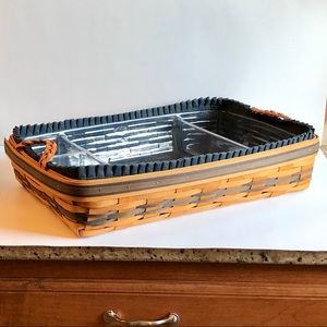 Longaberger Serving Tray Basket 1999